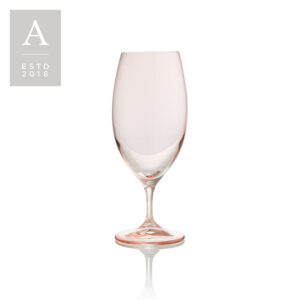 AURORA BLUSH WATER GLASS