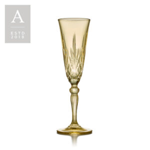 MELODIA AMBER CHAMPAGNE FLUTE