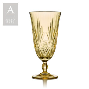 MELODIA AMBER WATER GOBLET