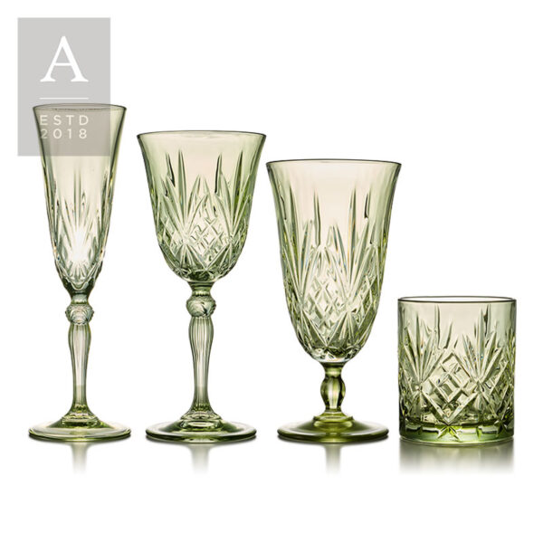 MELODIA MOSS GLASSWARE COLLECTION