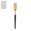 STILETTO GOLD BLACK MATTE FLATWARE COLLECTION - Image 6