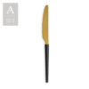 STILETTO GOLD BLACK MATTE FLATWARE COLLECTION - Image 8