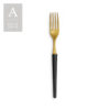 STILETTO GOLD BLACK MATTE FLATWARE COLLECTION - Image 5