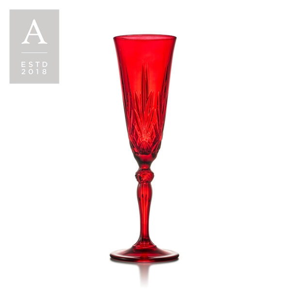 MELODIA CRANBERRY CHAMPAGNE FLUTE