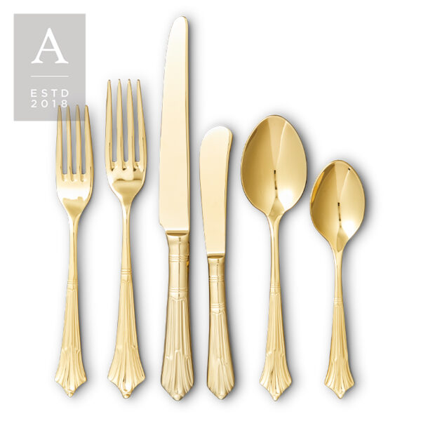 EMPIRE GOLD MIRROR FLATWARE COLLECTION