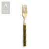 BAMBOO OLIVE GOLD FLATWARE COLLECTION - Image 5