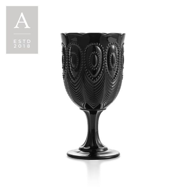 ELIZA BLACK GOBLET