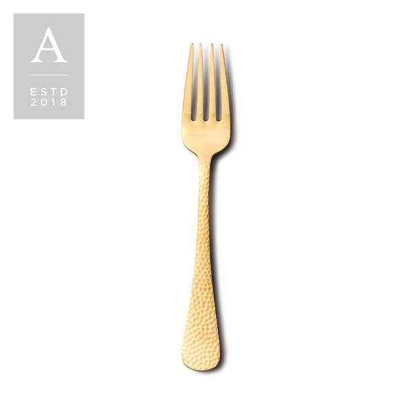 Nico Gold Brushed Serving Fork