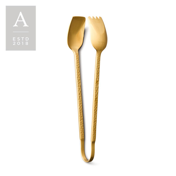 Nico Gold Brushed Serving Tong