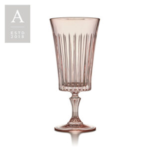 TIMELESS BLUSH WATER GOBLET