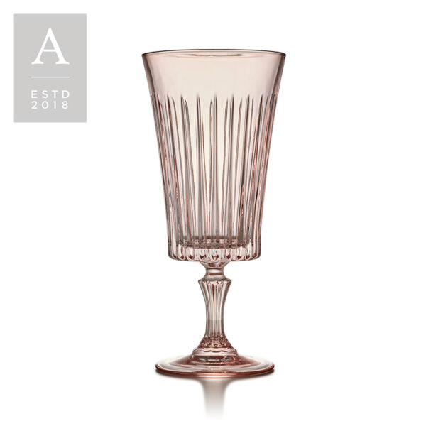 TIMELESS BLUSH WATER GOBLET