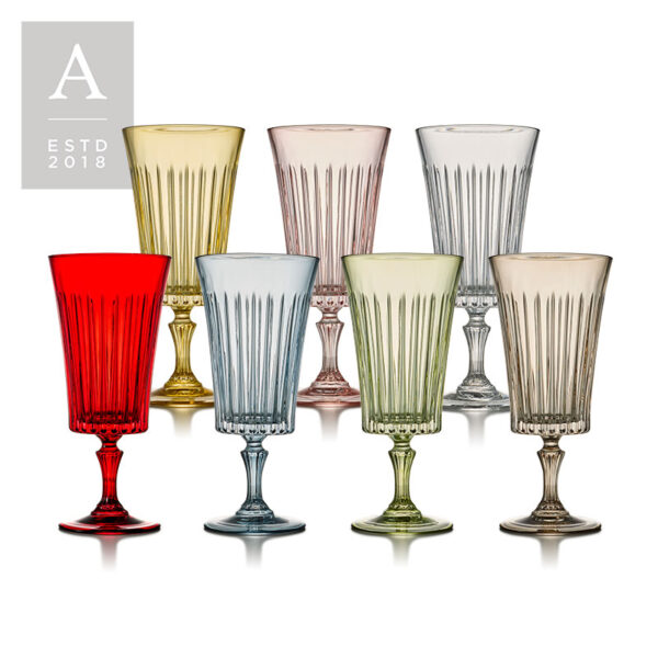 TIMELESS COLORED WATER GOBLET COLLECTION