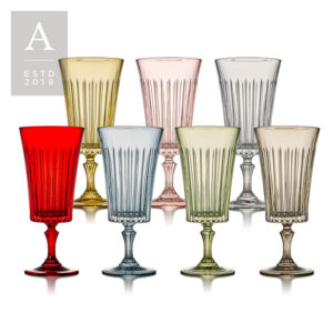 TIMELESS COLORED WATER GOBLET COLLECTION