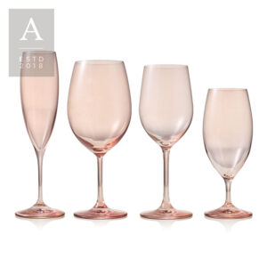 AURORA ROSE BLOSSOM GLASSWARE COLLECTION