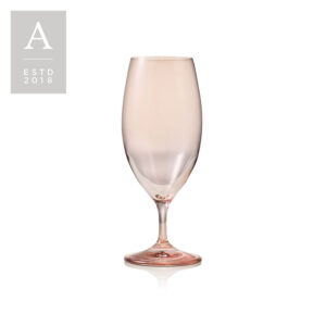 AURORA ROSE BLOSSOM WATER GLASS