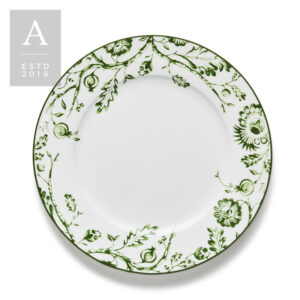 CHARLESTON GREEN RIM DINNER PLATE