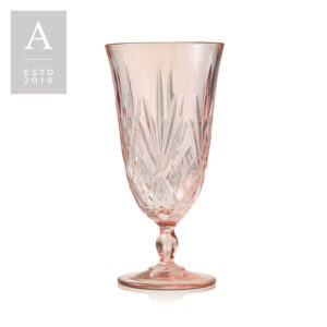 MELODIA ROSE BLOSSOM WATER GOBLET